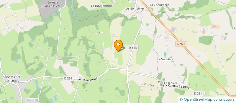 localisation de l'entreprise MADAME LAURA COUPARD  JULLOUVILLE