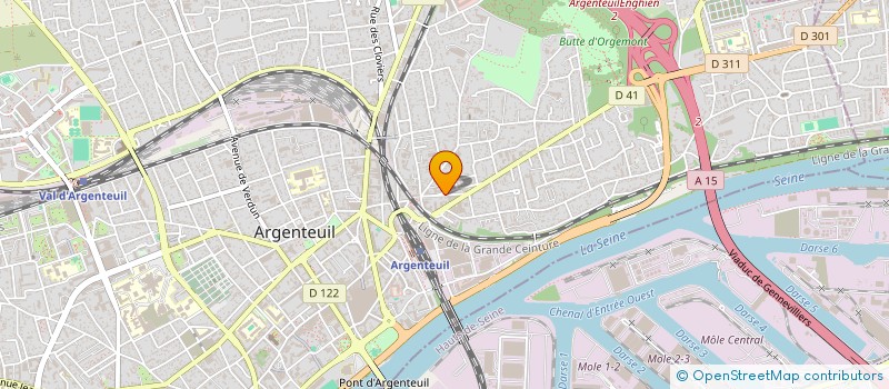 localisation de l'entreprise MADAME LAURA COURTY  ARGENTEUIL