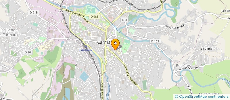 localisation de l'entreprise MADAME LAURA COVACIU  CARMAUX