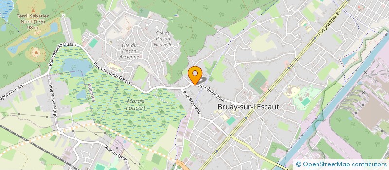 localisation de l'entreprise MADAME LAURA CRAPET à BRUAY-SUR-L'ESCAUT
