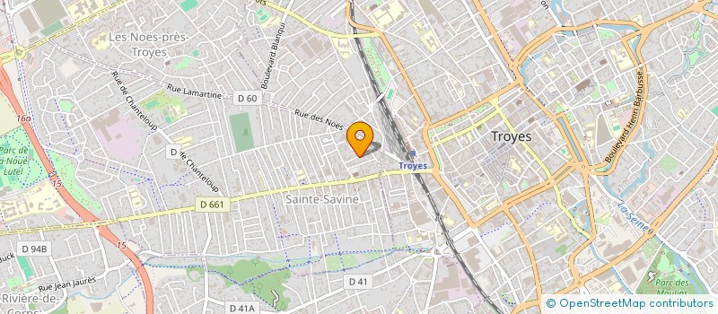 localisation de l'entreprise MADAME LAURA CRISTINA CHIRAS  SAINTE SAVINE