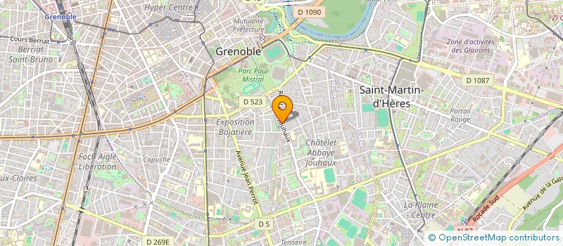 localisation de l'entreprise MADAME LAURA CROWTHER-ALWYN  GRENOBLE