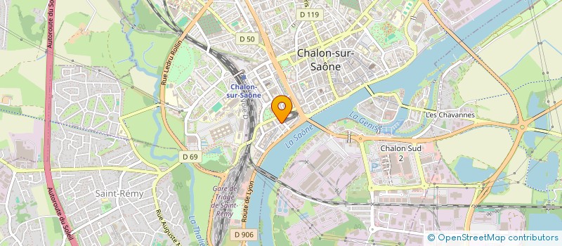 localisation de l'entreprise MADAME LAURA CUILLIERE à CHALON-SUR-SAONE