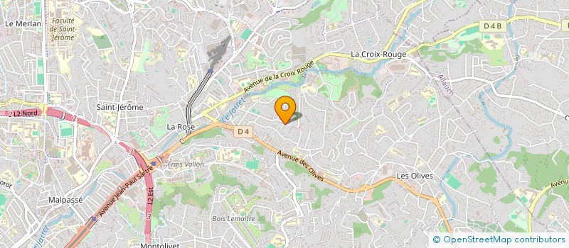localisation de l'entreprise MADAME LAURA D'ANGELO à MARSEILLE