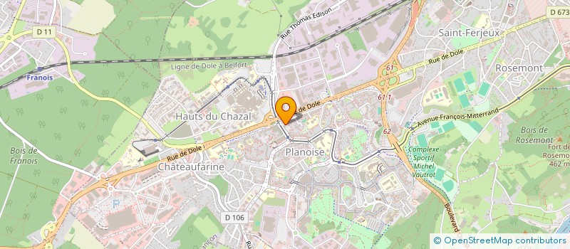 localisation de l'entreprise MADAME LAURA D'URSO  BESANCON