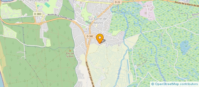 localisation de l'entreprise MADAME LAURA DA SILVA  LA BARRE-DE-MONTS