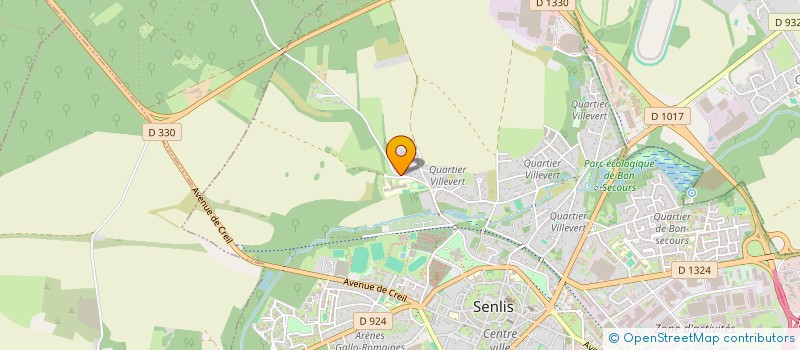 localisation de l'entreprise MADAME LAURA DA SILVA  SENLIS