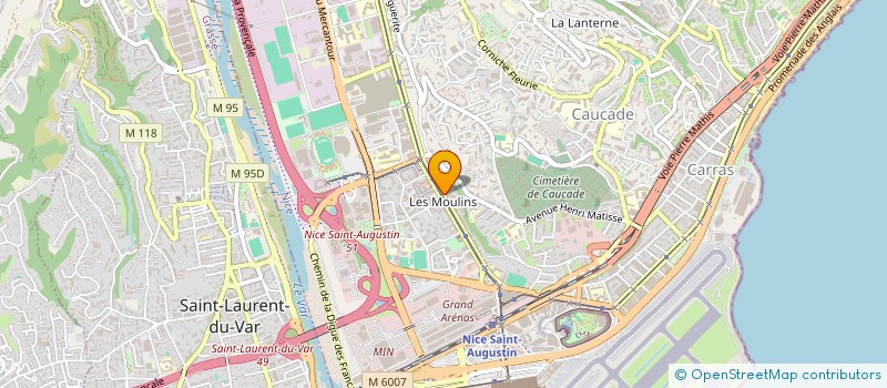 localisation de l'entreprise MADAME LAURA DADOUN à NICE