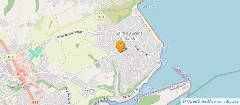 localisation de l'entreprise MADAME LAURA DAGORN  PLERIN