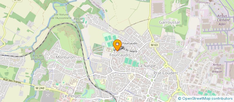 localisation de l'entreprise MADAME LAURA DALL'AGNESE à COLOMIERS