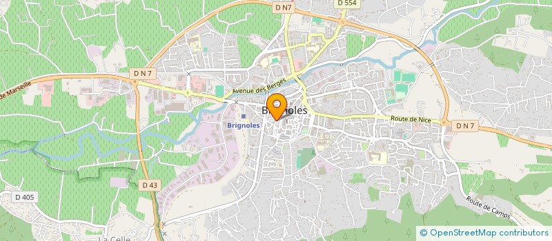 localisation de l'entreprise MADAME LAURA DAMIANO  BRIGNOLES