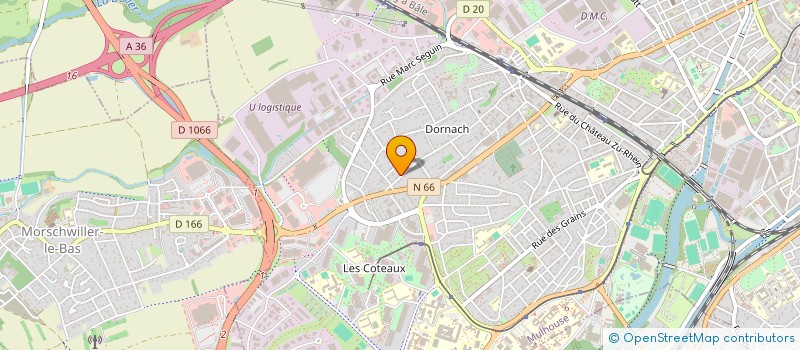 localisation de l'entreprise MADAME LAURA DANIELE  MULHOUSE