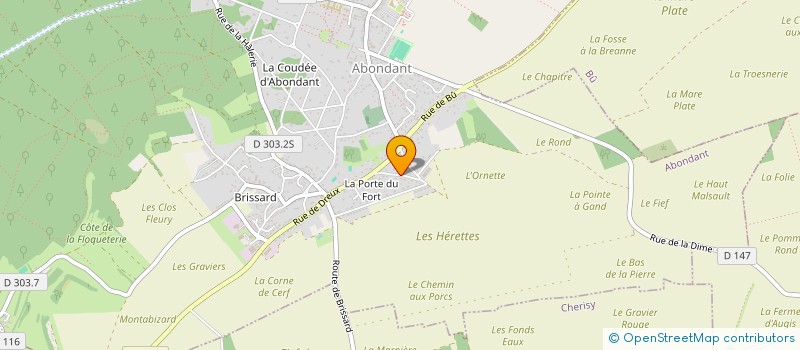 localisation de l'entreprise MADAME LAURA DAUTHUILLE à ABONDANT