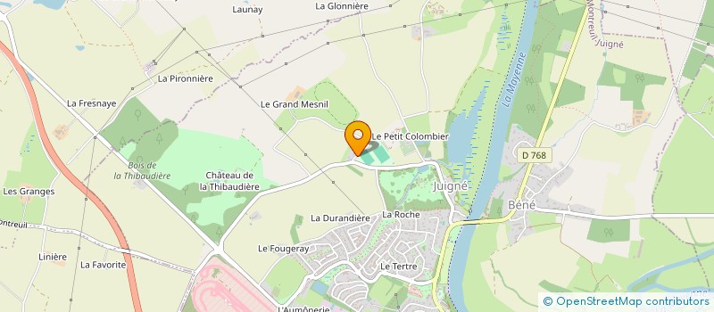 localisation de l'entreprise MADAME LAURA DAUVE  MONTREUIL JUIGNE