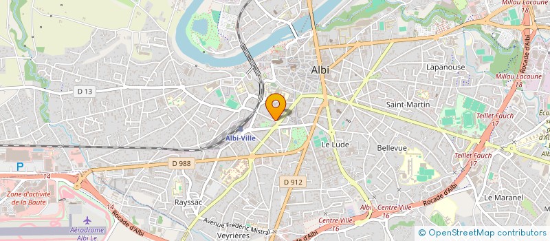 localisation de l'entreprise MADAME LAURA DAUZAT  ALBI