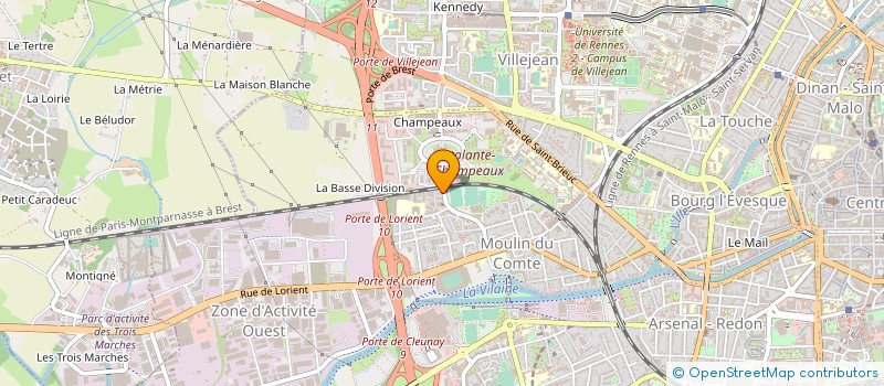 localisation de l'entreprise MADAME LAURA DAVID  RENNES