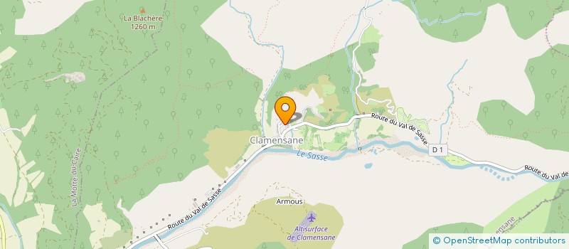 localisation de l'entreprise MADAME LAURA DAVIN  CLAMENSANE