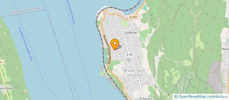 localisation de l'entreprise MADAME LAURA DAVOINE  BRISON-SAINT-INNOCENT