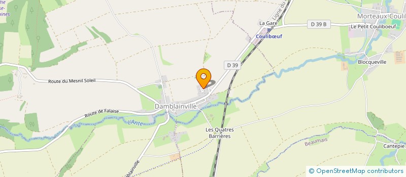 localisation de l'entreprise MADAME LAURA DAVOIS  MARTAINVILLE