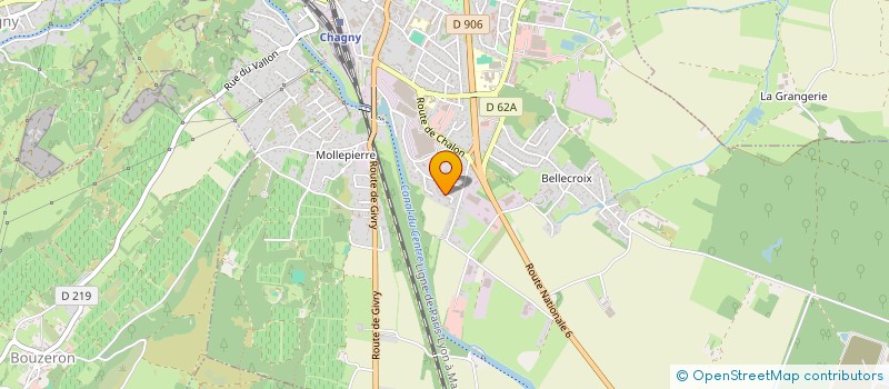 localisation de l'entreprise MADAME LAURA DE ALMEIDA ROCHA  CHAGNY