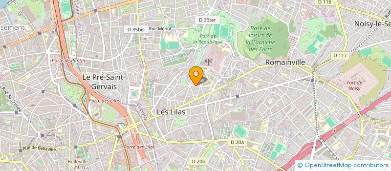 localisation de l'entreprise MADAME LAURA DE DEMO  LES LILAS
