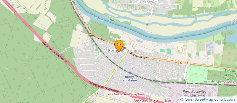 localisation de l'entreprise MADAME LAURA DE GUIGNE  ROSNY-SUR-SEINE