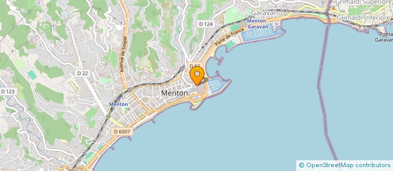 localisation de l'entreprise MADAME LAURA DE LA PENA à MENTON