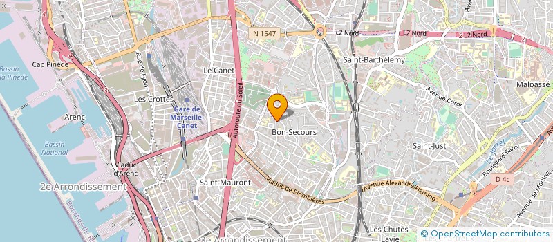 localisation de l'entreprise MADAME LAURA DE TAILLAC à MARSEILLE