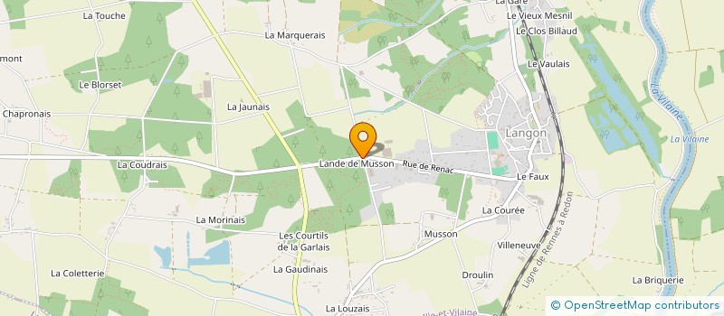 localisation de l'entreprise MADAME LAURA DEBRAY  LANGON