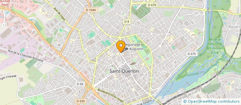 localisation de l'entreprise MADAME LAURA DECAUX à SAINT-QUENTIN