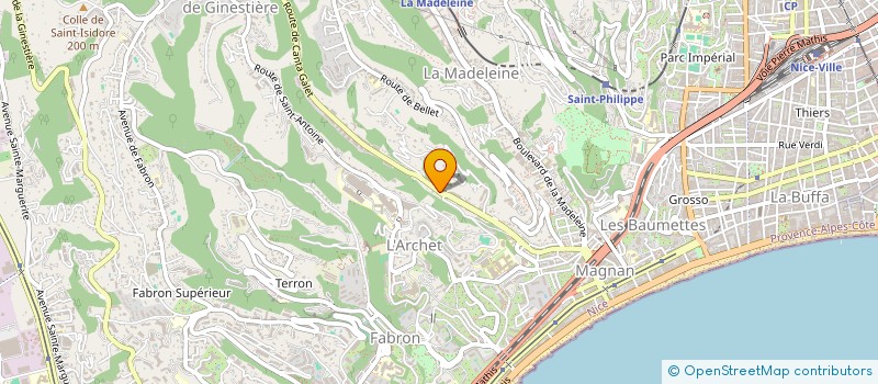 localisation de l'entreprise MADAME LAURA DECHORGNAT à NICE
