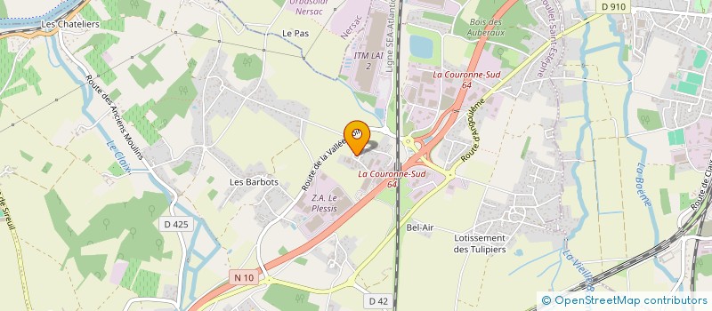 localisation de l'entreprise MADAME LAURA DECKER à ROULLET-SAINT-ESTEPHE