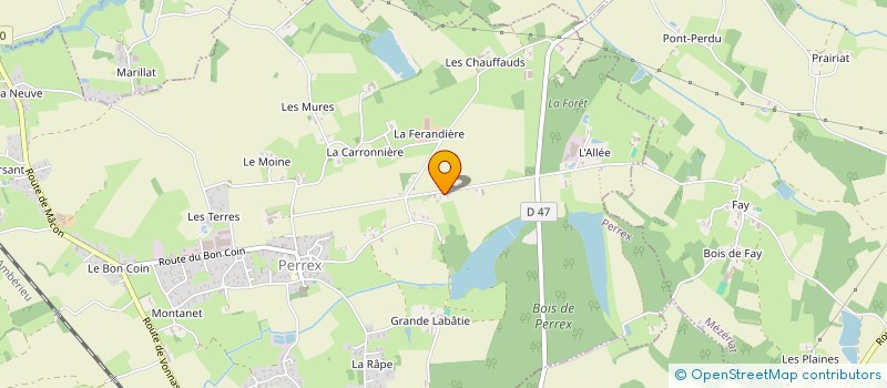 localisation de l'entreprise MADAME LAURA DEFILLON  PERREX