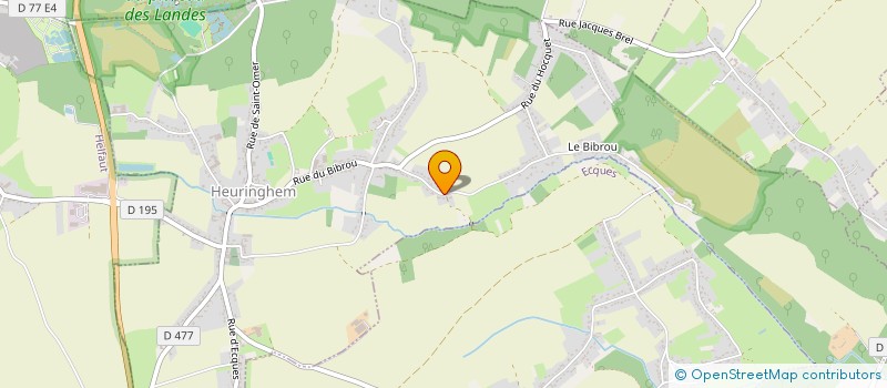 localisation de l'entreprise MADAME LAURA DEHAEZE  HEURINGHEM