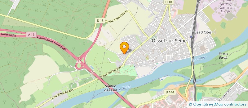 localisation de l'entreprise MADAME LAURA DEHAYE  OISSEL