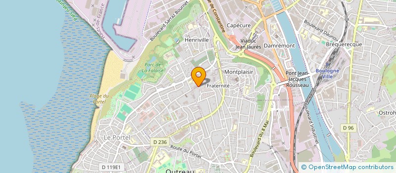 localisation de l'entreprise MADAME LAURA DEJAS  OUTREAU