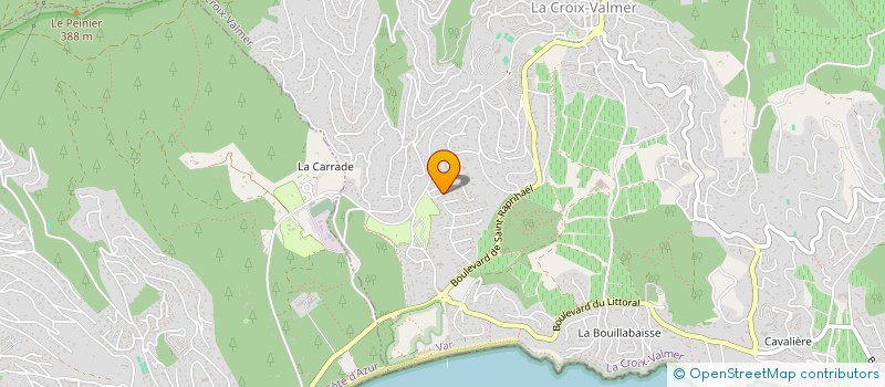 localisation de l'entreprise MADAME LAURA DEL PRETE  LA CROIX-VALMER