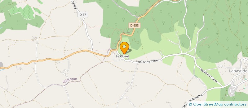 localisation de l'entreprise MADAME LAURA DELALANDRE  LABASTIDE-MARNHAC