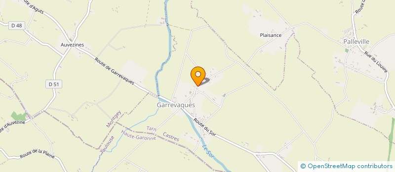 localisation de l'entreprise MADAME LAURA DELAMOTTE  GARREVAQUES