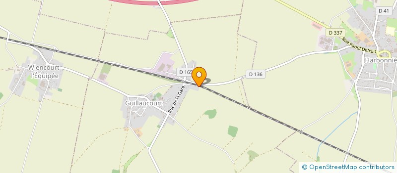 localisation de l'entreprise MADAME LAURA DELAPORTE  GUILLAUCOURT