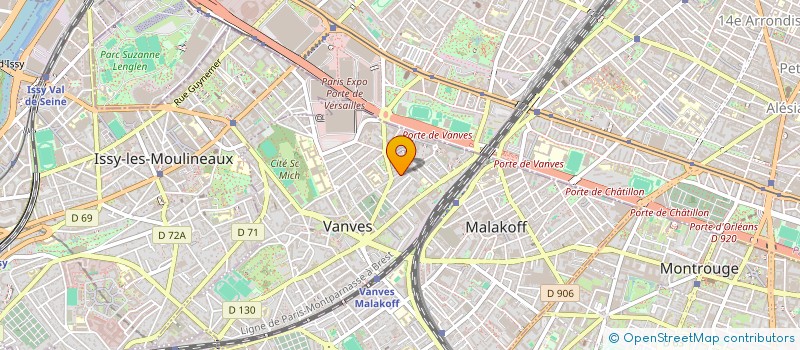 localisation de l'entreprise MADAME LAURA DELAUNAY  VANVES