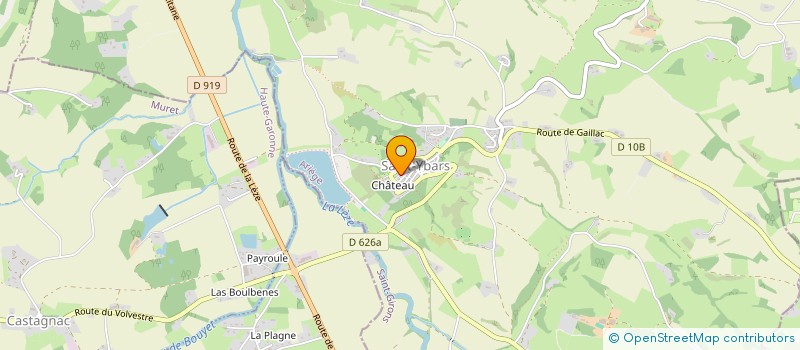 localisation de l'entreprise MADAME LAURA DELHOM à SAINT-YBARS