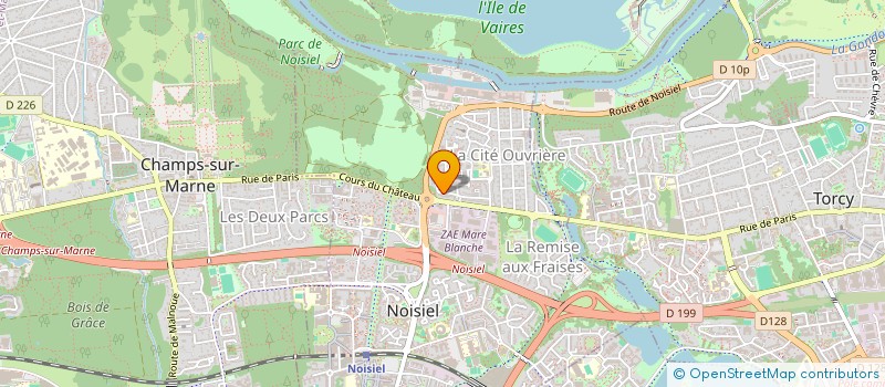 localisation de l'entreprise MADAME LAURA DELMESTRE  NOISIEL