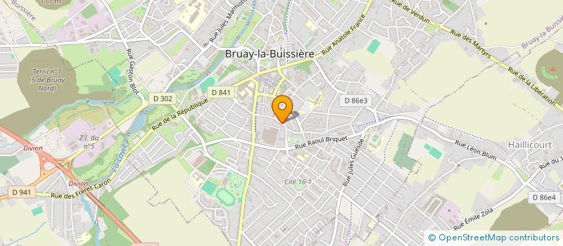 localisation de l'entreprise MADAME LAURA DELOBELLE à BRUAY-LA-BUISSIERE