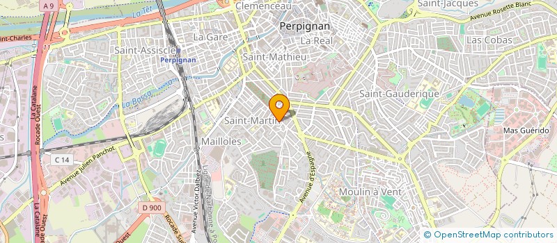 localisation de l'entreprise MADAME LAURA DELOBELLE  PERPIGNAN