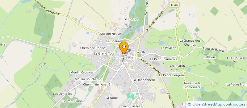 localisation de l'entreprise MADAME LAURA DELOUCHE à LORRIS