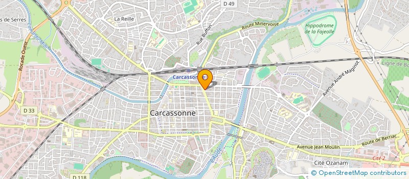 localisation de l'entreprise MADAME LAURA DELPECH  CARCASSONNE