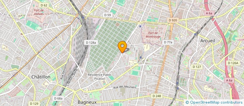 localisation de l'entreprise MADAME LAURA DELPORTE à BAGNEUX