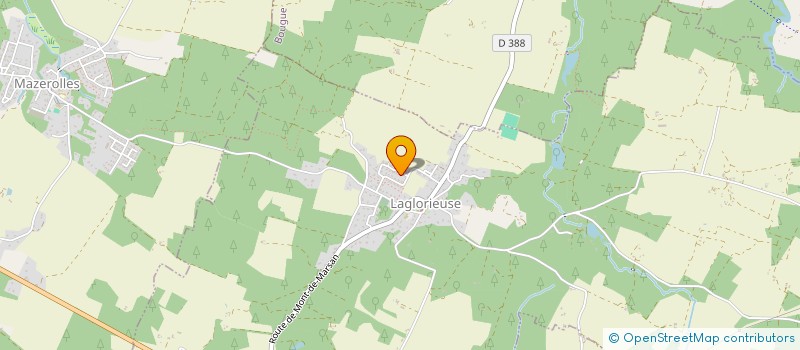 localisation de l'entreprise MADAME LAURA DELVOYE  LAGLORIEUSE