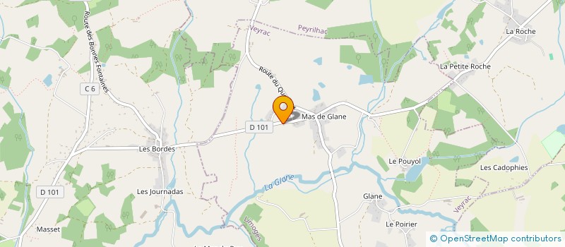 localisation de l'entreprise MADAME LAURA DENIS--VAN MALDEGHEM  VEYRAC